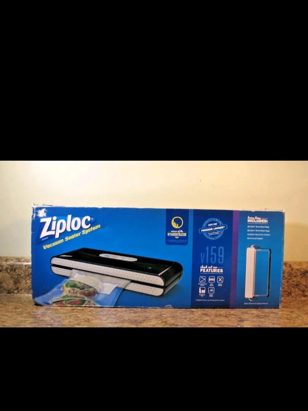 v159 Vacuum Sealer Machine - Black